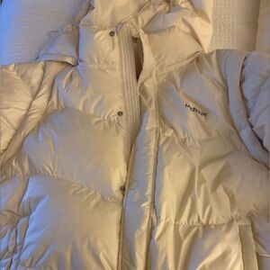 Mad Happy Cream Puffer Jacket